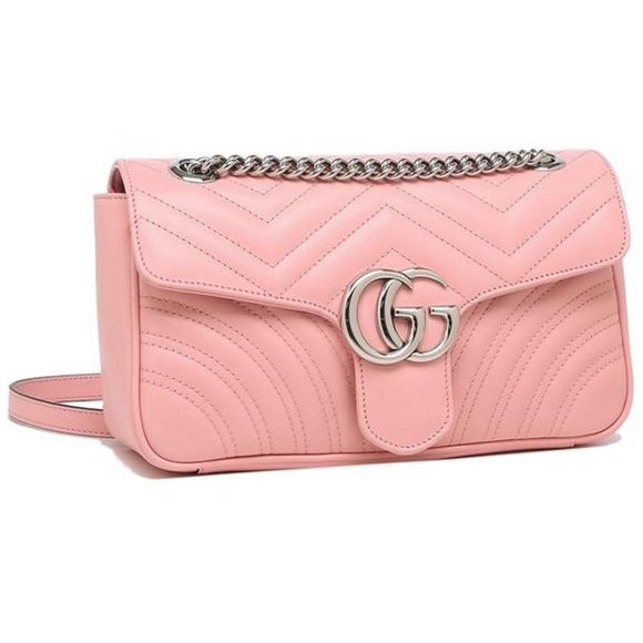 Gucci Handbags - Gucci Shoulder Bag GG Marmont Pink